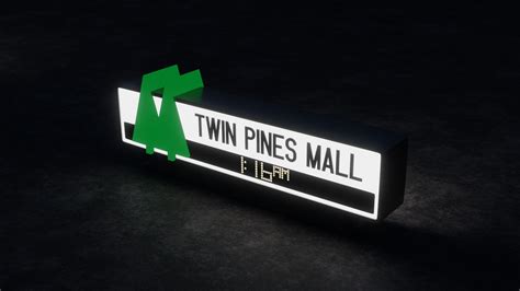 3D Model TWIN PINES MALL AND LONE PINE MALL - TurboSquid 1822356