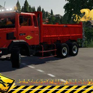 RENAULT C280 6x4 Benne COLAS v1 5 FS19 Farming Simulator 22 мод FS