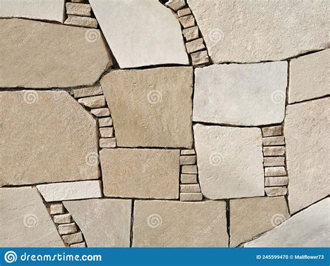 Faux Stone Wall Texture Background. Stock Photo - Image of decorative ...