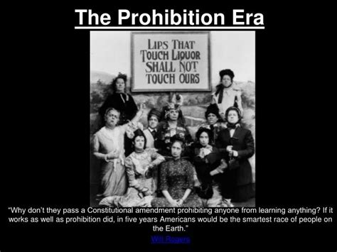 PPT - The Prohibition Era PowerPoint Presentation, free download - ID ...