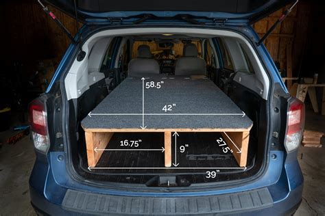 Subaru Forester Camper Conversion How I Built My Car Camper Roam