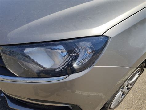 Серебристые лампы в поворотники — Lada Гранта (2G) FL, 1,6 л, 2021 года ...
