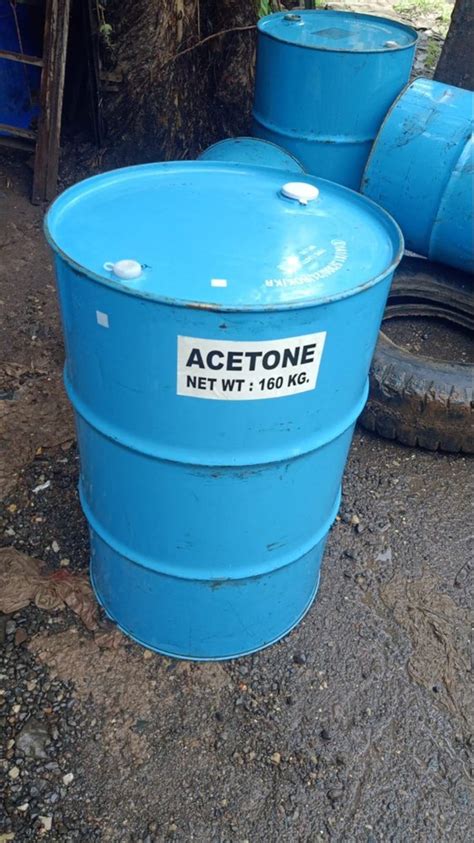 Acetone Solvent 99 160 Kg Drum For Industrial Equipment Cleaning At