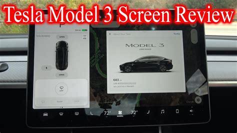 Tesla Model 3 Screen