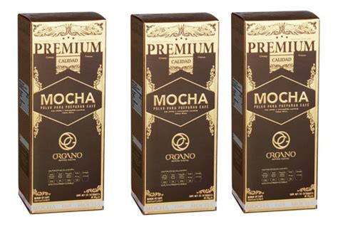 3 Cajas De Café Mocha Organo Gold Gourmet Premium Envío gratis