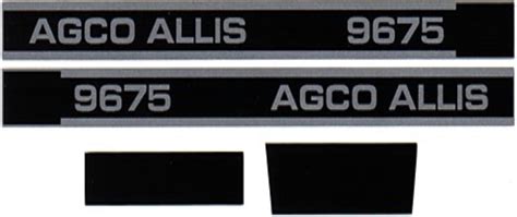 Decal Agco Allis Set Da Midwest Decals Farm Toys