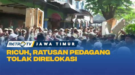 Pedagang Di Pasar Larangan Menolak Direlokasi YouTube