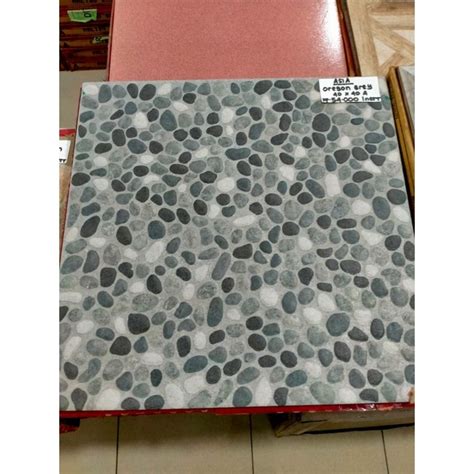 Jual Keramik Lantai Teras Asia Oregon Grey X Kw Shopee Indonesia