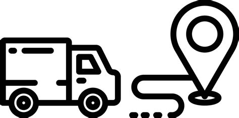 Truck outline illustration 43857508 Vector Art at Vecteezy