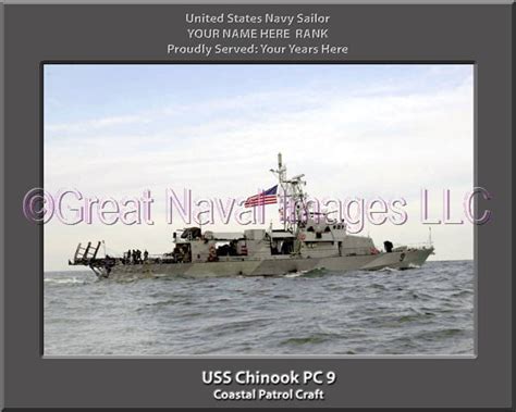 USS Chinook PC 9 : Personalized Navy Ship Photo ⋆ Personalized US Navy Ship Prints Photos Canvas