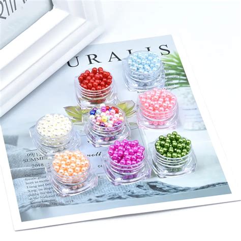 28 Colors No Hole Round Pearls 4mm 500pc Resin Imitation Charms Jewelry