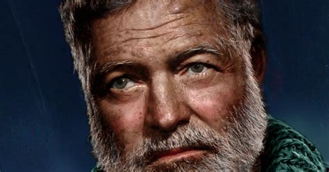 Colors For A Bygone Era Ernest Hemingway By Yousuf Karsh