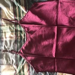 Vlazom Women Sexy Lingerie Satin Nightgown Silk Chemise Mini Slips V Neck Negligee Sleepwear