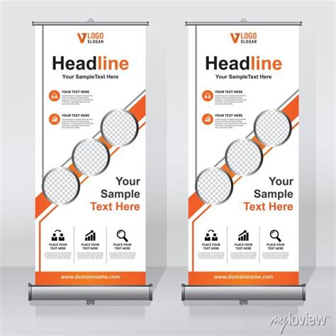 Roll Up Banner Design Print Template Posters For The Wall Posters