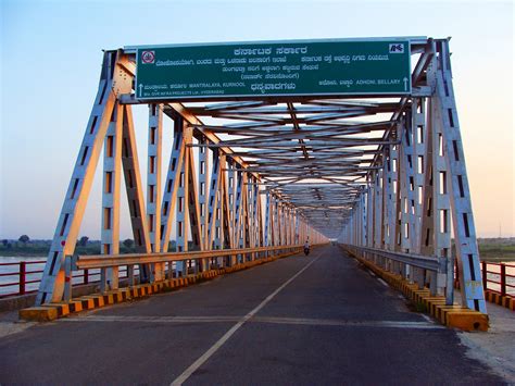 Free Images : structure, sky, river, suspension bridge, india ...