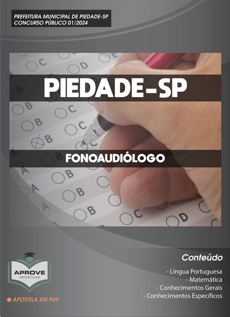 Apostila Piedade Fonoaudi Logo Aprove Apostilas