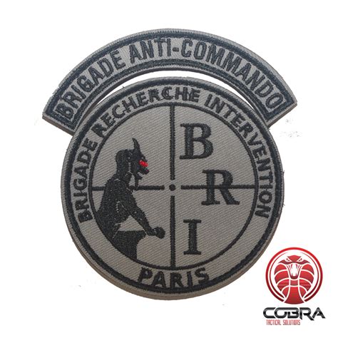 Bri Brigade Recherche Intervention Paris Police Geborduurde Militaire