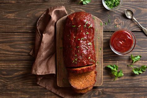 Meatloaf Dinner Top View Stock Photos Pictures And Royalty Free Images