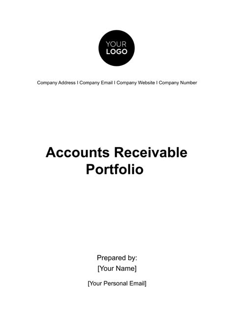 Free Accounts Receivable Portfolio Template Edit Online And Download