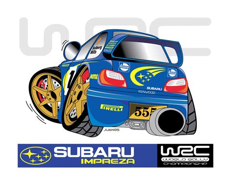 Subaru Wrc Subaru Impreza Sti Car Art Art Cars Cool Car Drawings