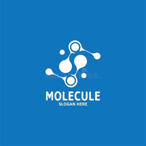 Molecule Logo Vector Template Illustration Stock Illustration