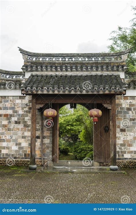 Chinese Ancient Gate stock image. Image of ancient, building - 147229929