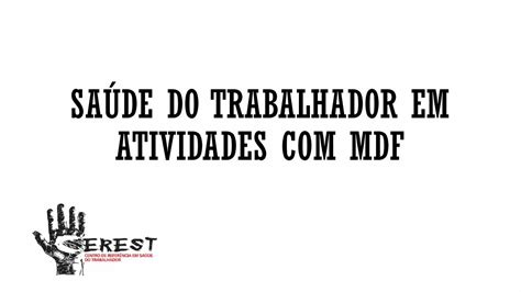 Pdf Sa De Do Trabalhador Em Atividades Mdf Entre Os Anos De