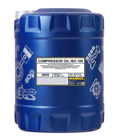 MANNOL Compressor Oil ISO 100 2902 - MANNOL AUSTRALIA