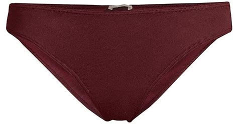 Skin 3 Pack Pima Cotton Bikini Cut Panties In Purple Lyst