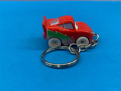 Hot Wheels Mattel 06 Cars Movie Lightning Mcqueen Snow Rust Eze 95 Mini Racers Keychain Etsy