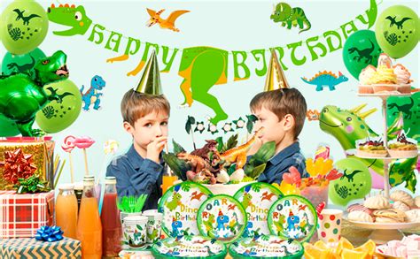 Dinosaurier Party Geschirr Set Pcs Dinosaurier Geburtstag Deko