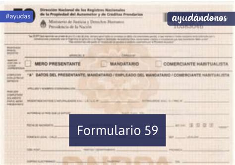 ᐈ Formulario 59 Para Qué Sirve Descargar E Imprimir 2025