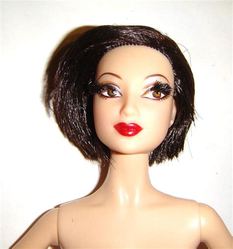 Nude Barbie Doll Short Brunette Model Muse Barbie Doll Mn