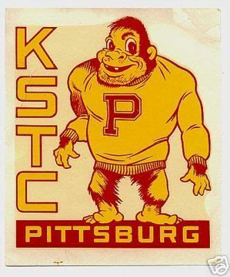 Vintage gorilla mascot from Pittsburg State University, known as ...