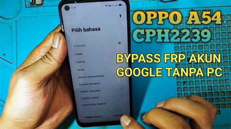 Bypass Frp Akun Google Oppo A Tanpa Pc Youtube