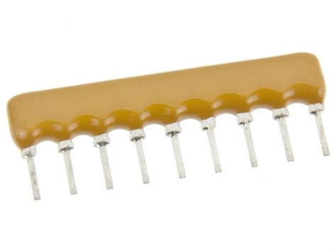 Buy Motståndsnät 8R 9 pin 6K8 at the right price electrokit