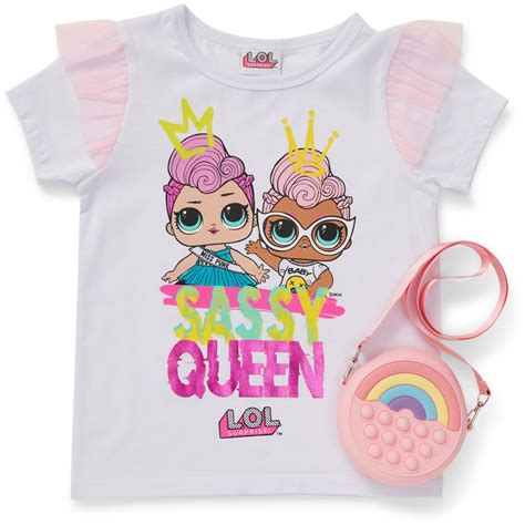 Lol Surprise Girls Print Tee White Big W