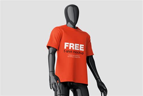 Free hanging t-shirt mockup - Mockups Design