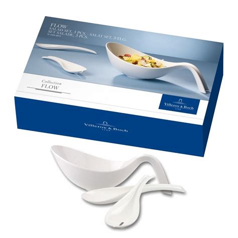 Villeroy Und Boch Tlg Salat Set Flow X Cm Sch Ssel Griff Tlg