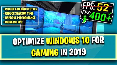 How To OPTIMIZE WINDOWS 10 FOR GAMING And PERFORMANCE In 2019 BOOST