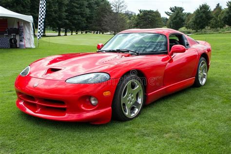 Red Dodge Viper Gts Editorial Photography Image Of Front 57335097