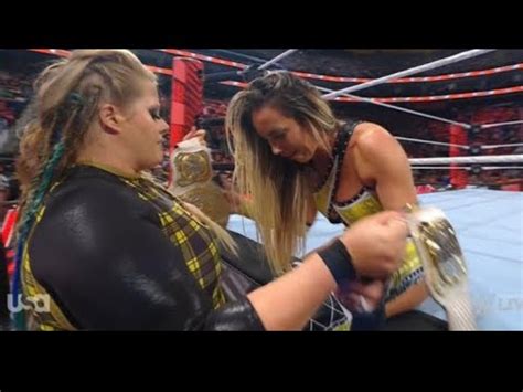 WWE Monday Night Raw 8 21 23 Chelsea Green Piper Niven Vs Carter