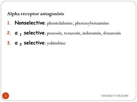 Solution Adrenergic Receptor Antagonists Studypool