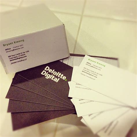 Deloitte Business Card Template - prntbl.concejomunicipaldechinu.gov.co