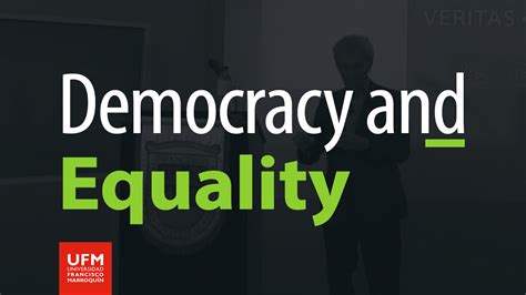 Equality And Democracy