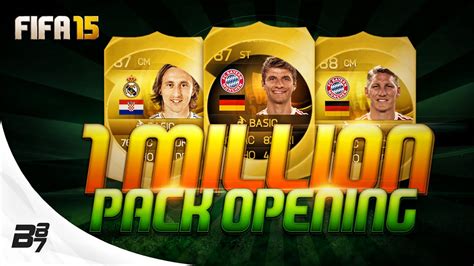 FIFA 15 1 MILLION COIN PACK OPENING IF PULL YouTube