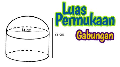 Luas Permukaan Gabungan Bola Dan Tabung Youtube