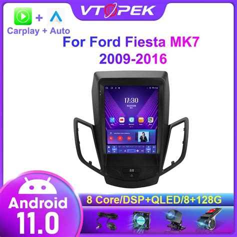 Vtopek Android Car Radio For Ford Fiesta Mk Navigation