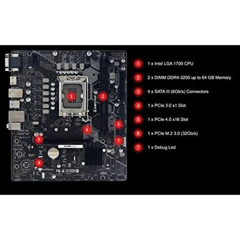 Biostar H610MHP Intel 12th Gen MicroATX Motherboard