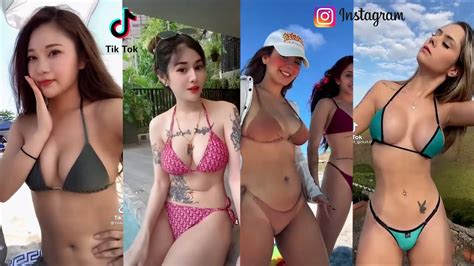 Hot Tiktok Girls Bikini Dance Challenge Youtube Hot Sex Picture